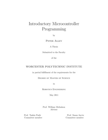 Introductory Microcontroller Programming