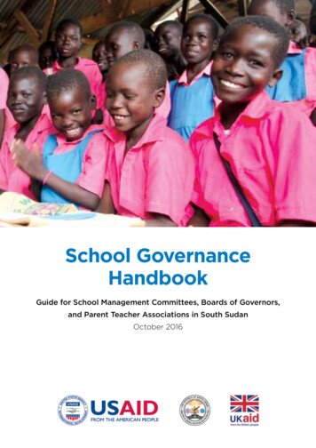 School Governance Handbook - Winrock