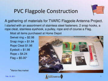 PVC Flagpole Construction - K4VRC