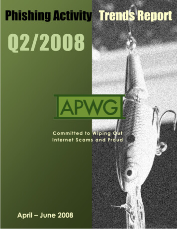 Phishing Activity Trends Report Q2/2008 - APWG