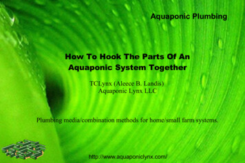 How To Hook The Parts Of An Aquaponic System Together