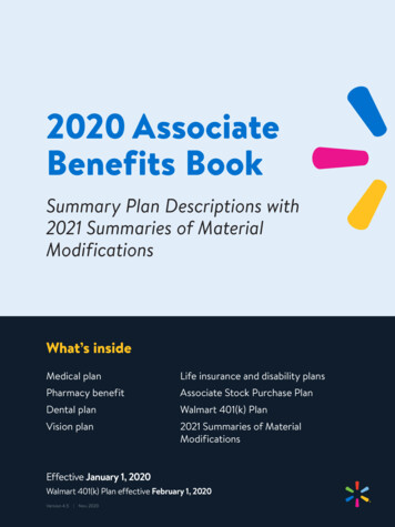 2020 Associate Benefits Book