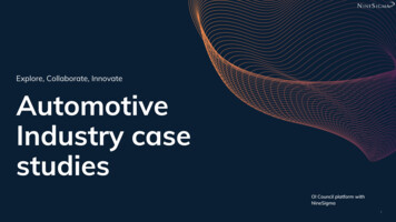 Automotive Industry Case Studies