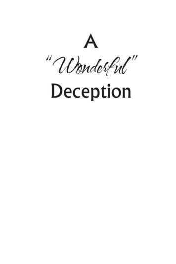 A “Wonderful ” Deception