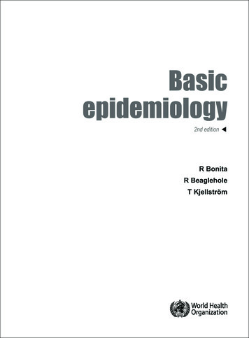 Basic Epidemiology, 2nd Edition - Uliege.be