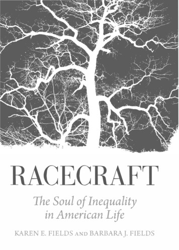 Racecraft: The Soul Of Inequality In American Life