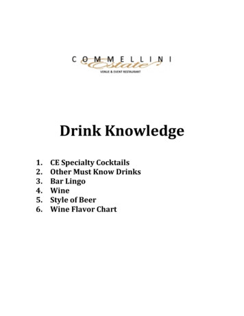 Drink Knowledge - Commellini