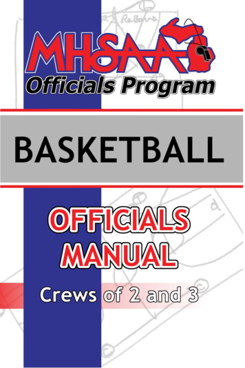 Basketball Officials Manual