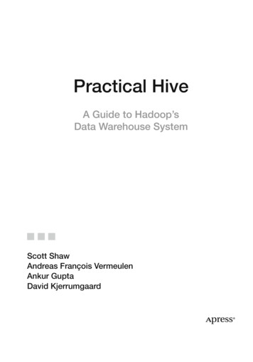 A Guide To Hadoop S Data Warehouse System