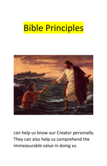 Bible Principles - Just Bible Truth