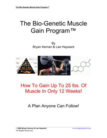 The Bio-Genetic Muscle Gain Program 