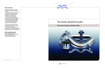 The Industry Standard For Quality - Alfa Laval