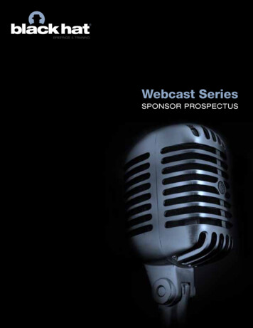 Webcast Series - Black Hat Home
