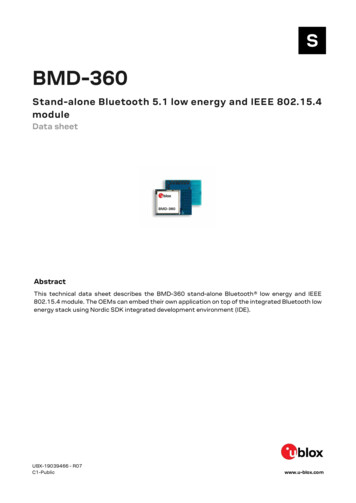 BMD-360, Data Sheet - Mouser Electronics