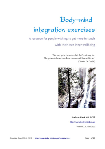 Body-mind Integration Exercises