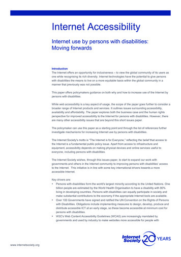 Accessibility Paper.11.05.2012 0 - Internet Society
