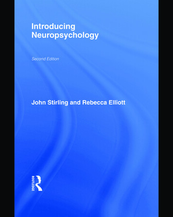 Introducing Neuropsychology, Second Edition