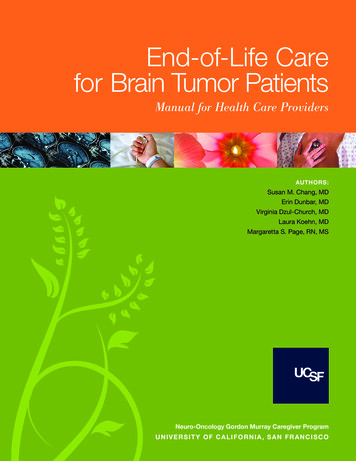 End-of-Life Care For Brain Tumor Patients
