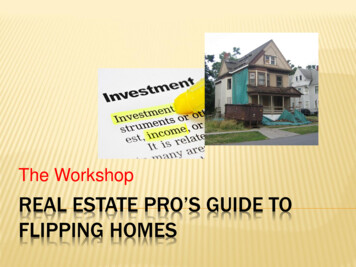 REAL ESTATE PRO’S GUIDE TO FLIPPING HOMES