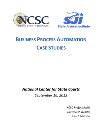 Business Process Automation Case Studies - NCSC