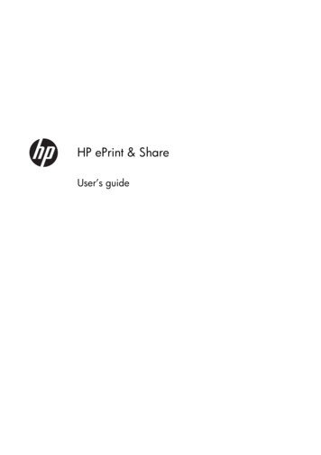 HP EPrint & Share