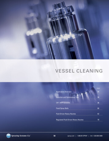 VESSEL CLEANING - Spray