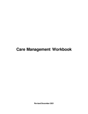 Care Management Workbook - State