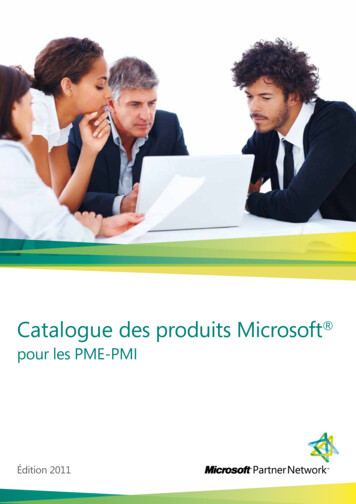 Catalogue Des Produits Microsoft - Microatlantic.fr