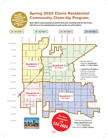 Spring 2022 Clovis Residential Community Clean-Up Program