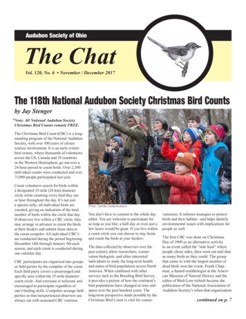 Audubon Society Of Ohio The Chat