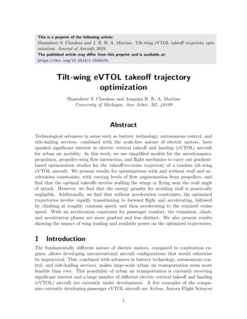 Tilt-wing EVTOL Takeo Trajectory Optimization