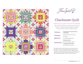 Checkmate Quilt - FreeSpirit Fabrics