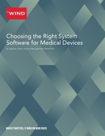 Choosing The Right System Software For Medical Devices