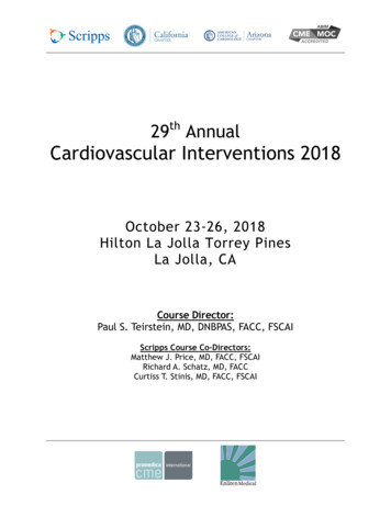 29th Annual Cardiovascular Interventions 2018 - Promedica International CME