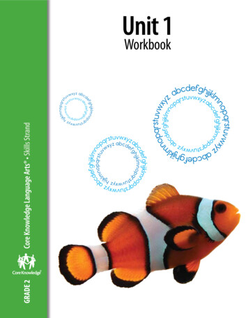 Workbook - Core Knowledge Foundation