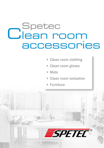 Spetec Clean Room Accessories