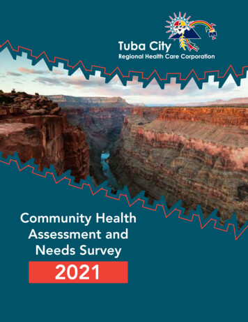 Community Health Assessment And Needs Survey 2021