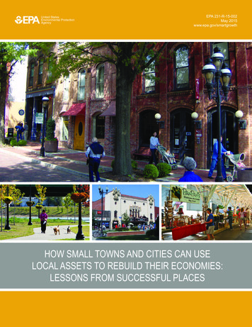 How Small Towns And Cities Can Use Local Assets To Rebuild .