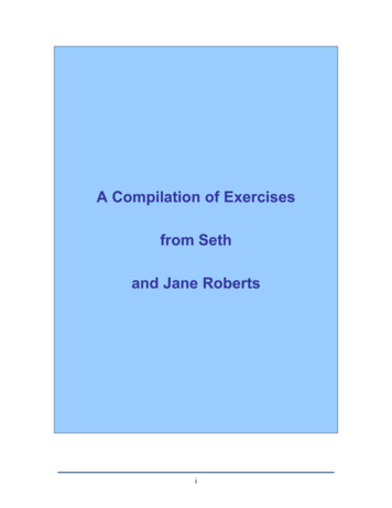 A Compilation Of Exercises From Seth And Jane Roberts