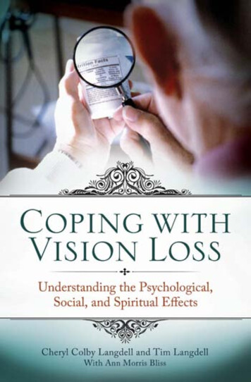 Coping With Vision Loss - MedLink
