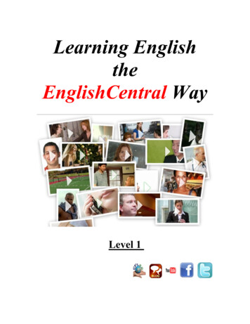 Learning English The EnglishCentral Way - EFL Classroom