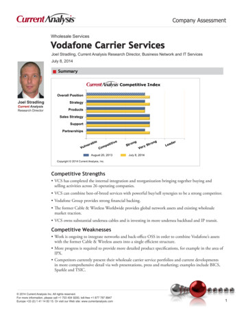 Vodafone Carrier Services