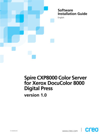 Spire CXP8000 Color Server For Xerox DocuColor 8000 .
