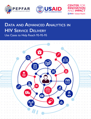 ATA AND ADVANCED ANALYTICS IN HIV SERVICE DELIVERY