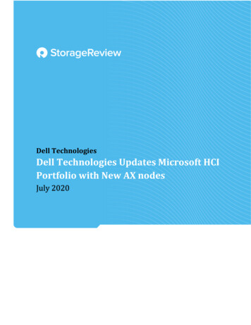 Dell Technologies Dell Technologies Updates . - IT Best Of Breed