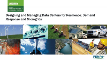 Designing And Managing Data Centers For Resilience: Demand Response And .