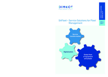 S4Fleet– Service Solutions For Fleet Management 2017