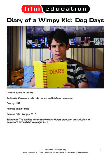 Diary Of A Wimpy Kid: Dog Days - Film Education