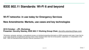 IEEE 802.11 Standards: Wi-Fi 6 And Beyond