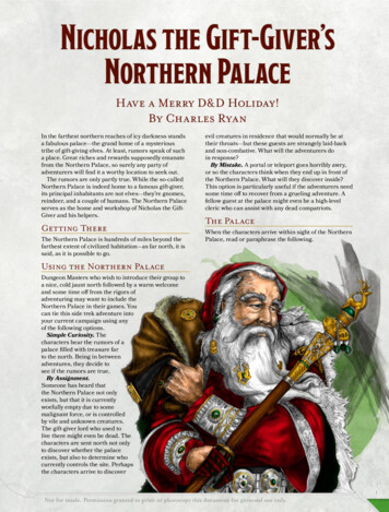 Nicholas The Gift-Giver’s Northern Palace - Wizards